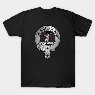 Clan Fraser Crest & Tartan T-Shirt